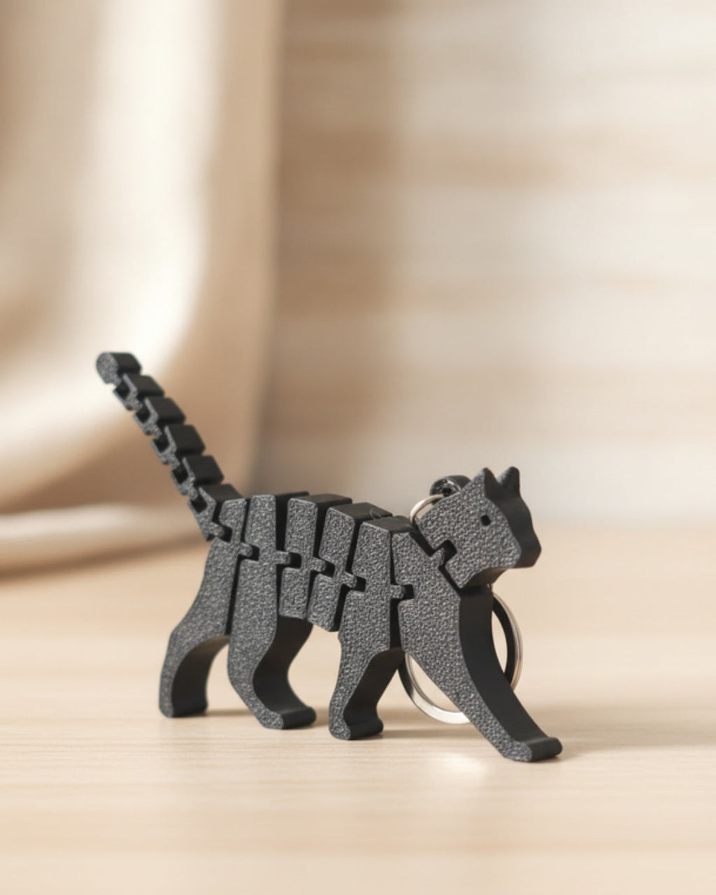 Flexi Cat Keychain Koshindo Art
