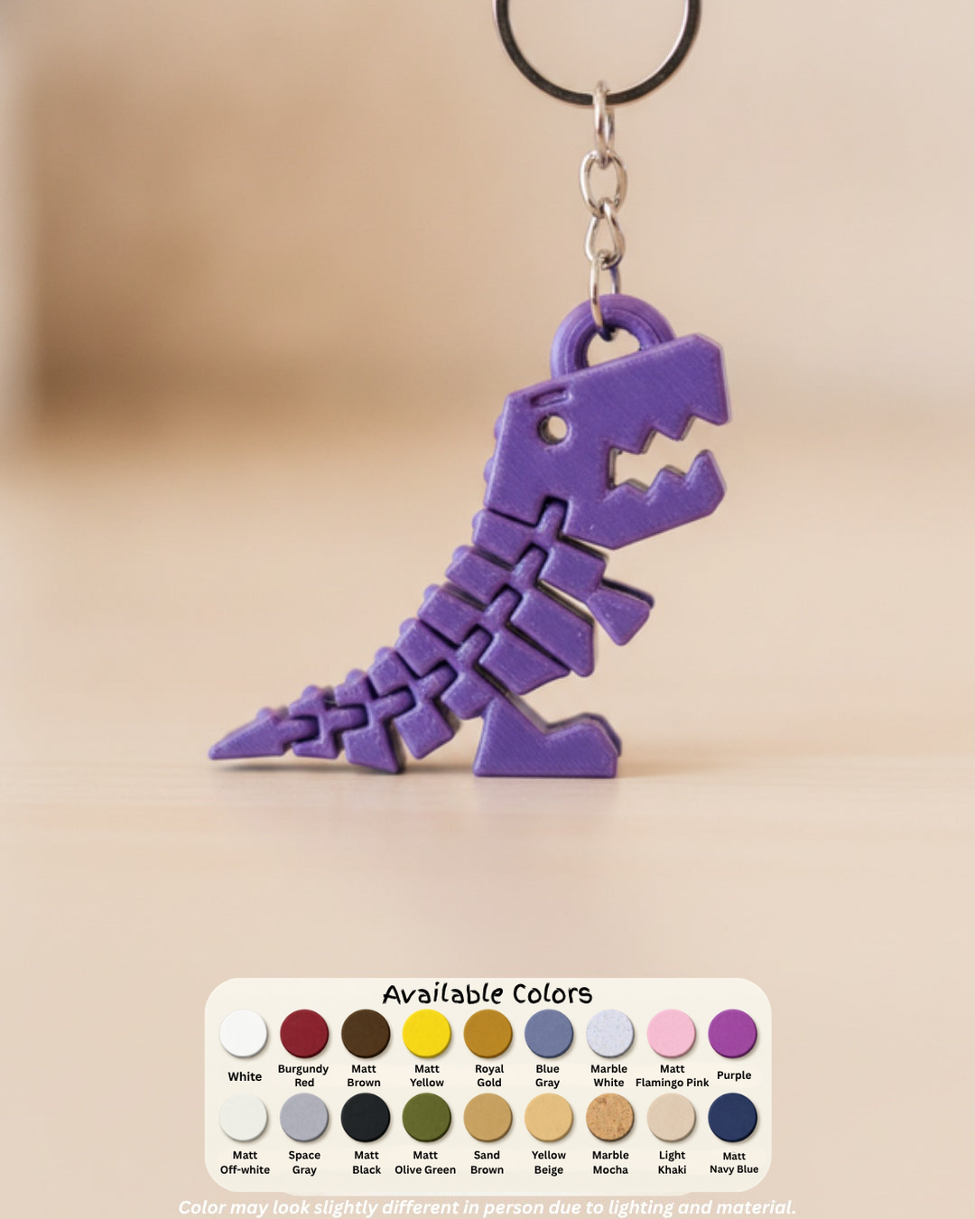 Flexi Rex Keychain