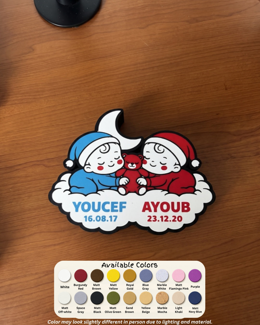 Personalized Baby Night Lamp