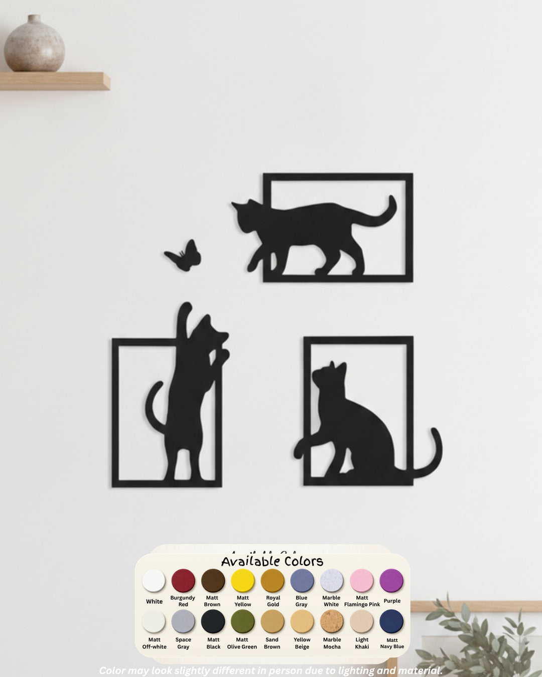 Playing Cats Wall Decor