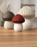 Mushroom Tealight Holder set of 3