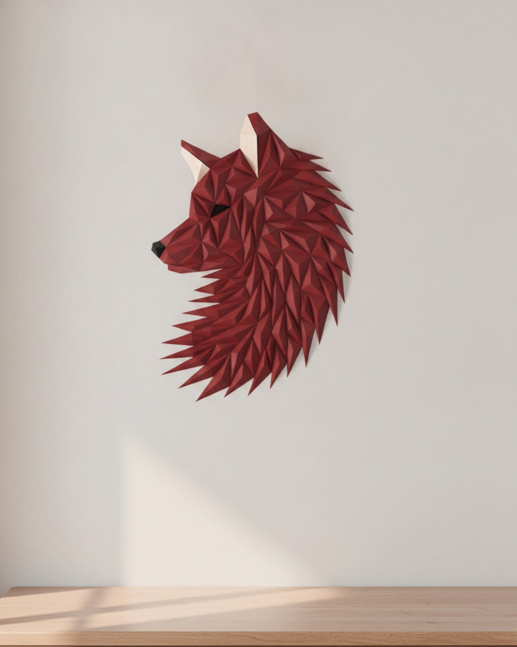 Geometric Wolf Wall Art