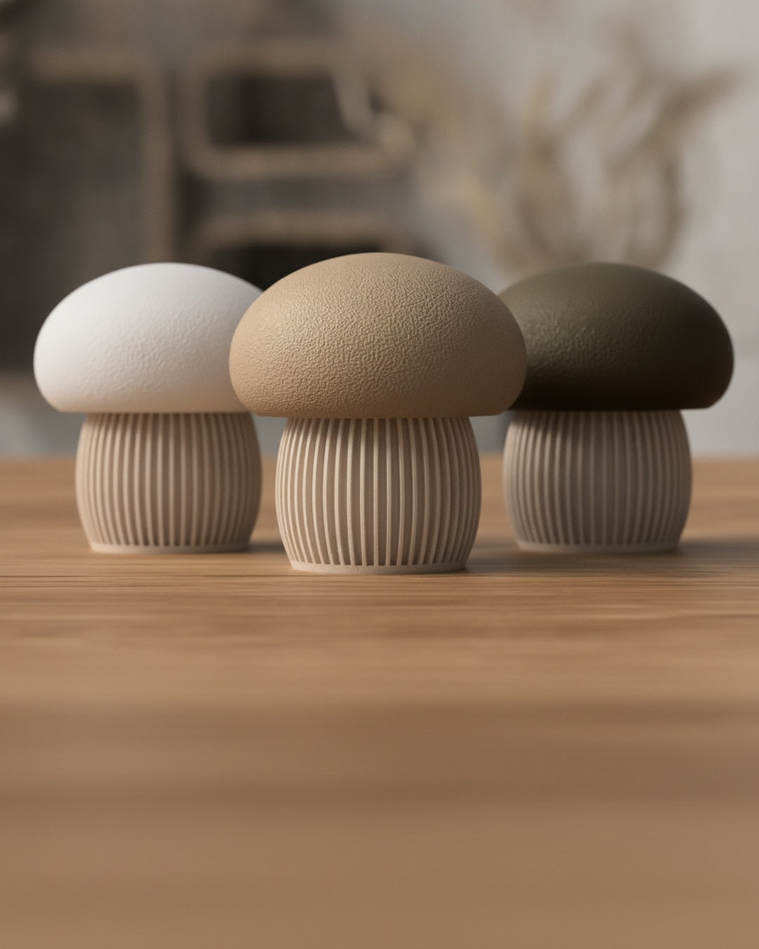 Japandi Mushroom set of 3